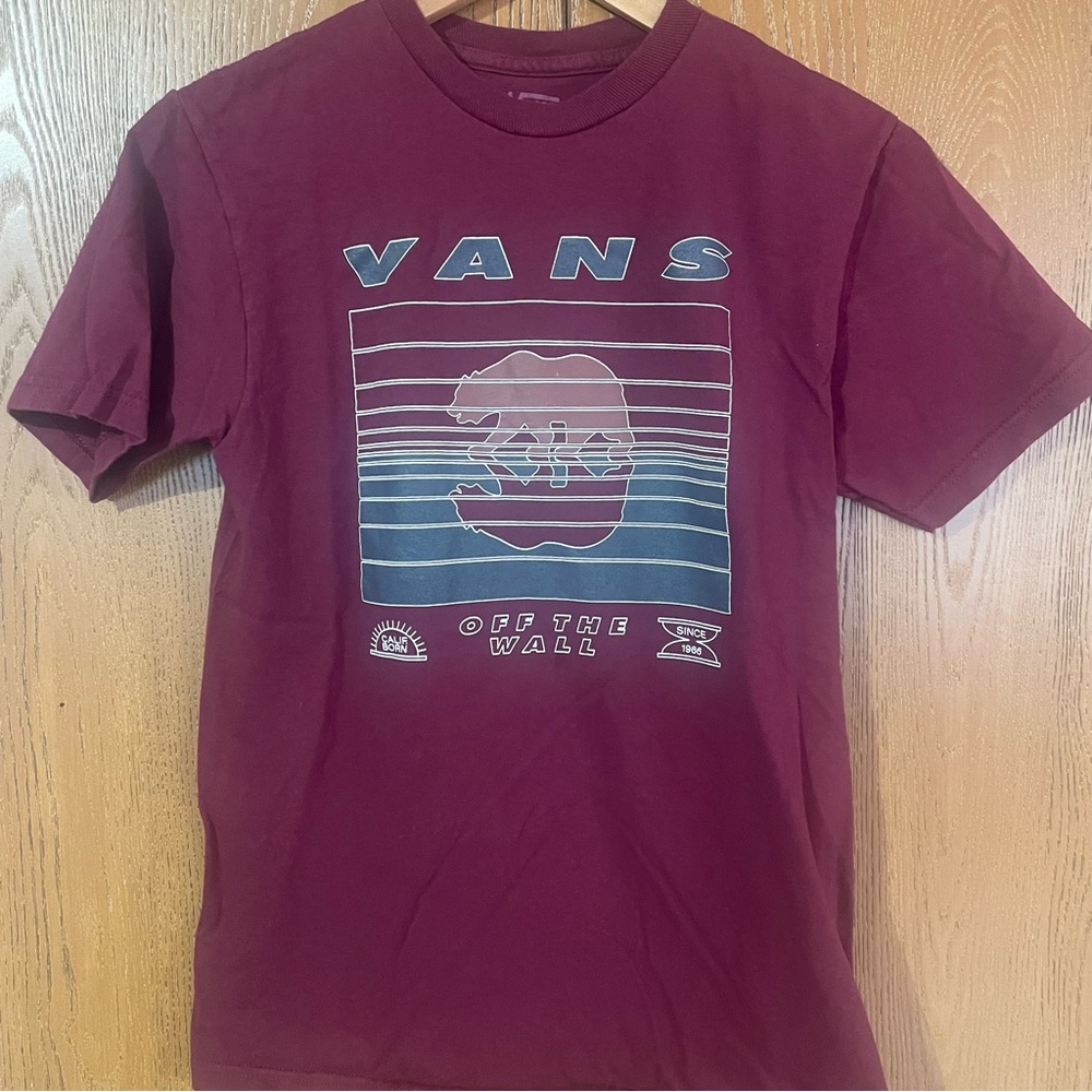 Vans Burgundy Graphic Tee